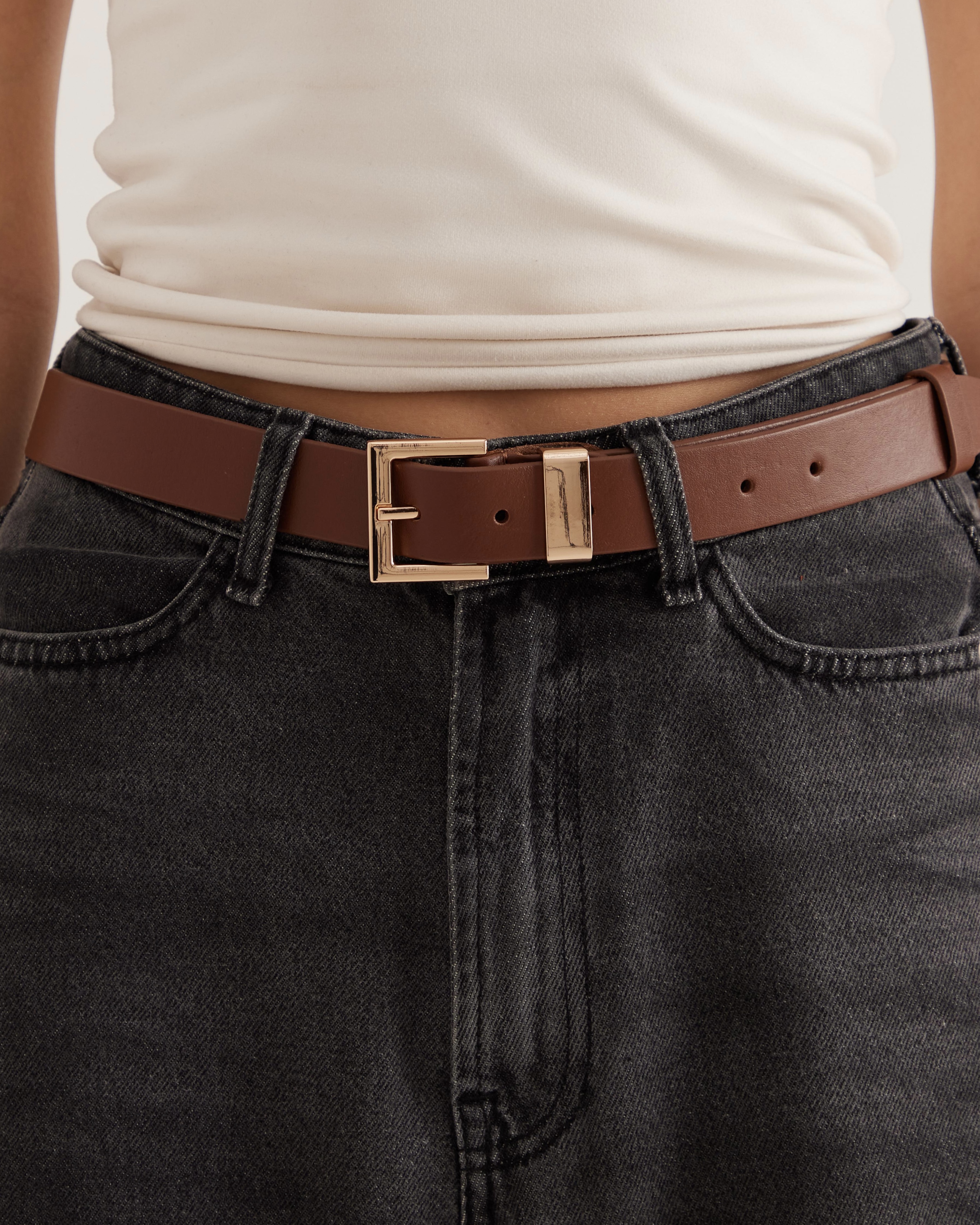 BELT [J ITALY] CHOCOLATE